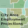 Employment Projections for City Areas